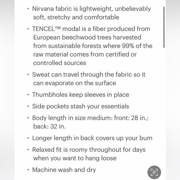 ATHLETA- Pranayama Wrap Cardigan Heather Blue Thumbholes Long Sleeved Small TALL - Picture 12 of 14